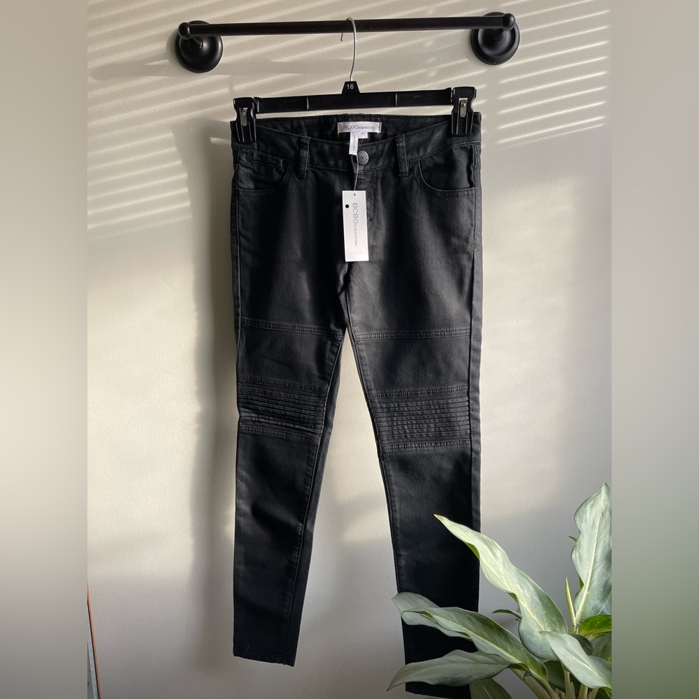 NWT BCBGeneration Moto Jeans size 24